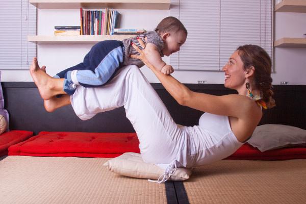 Praticando Yoga desde criança